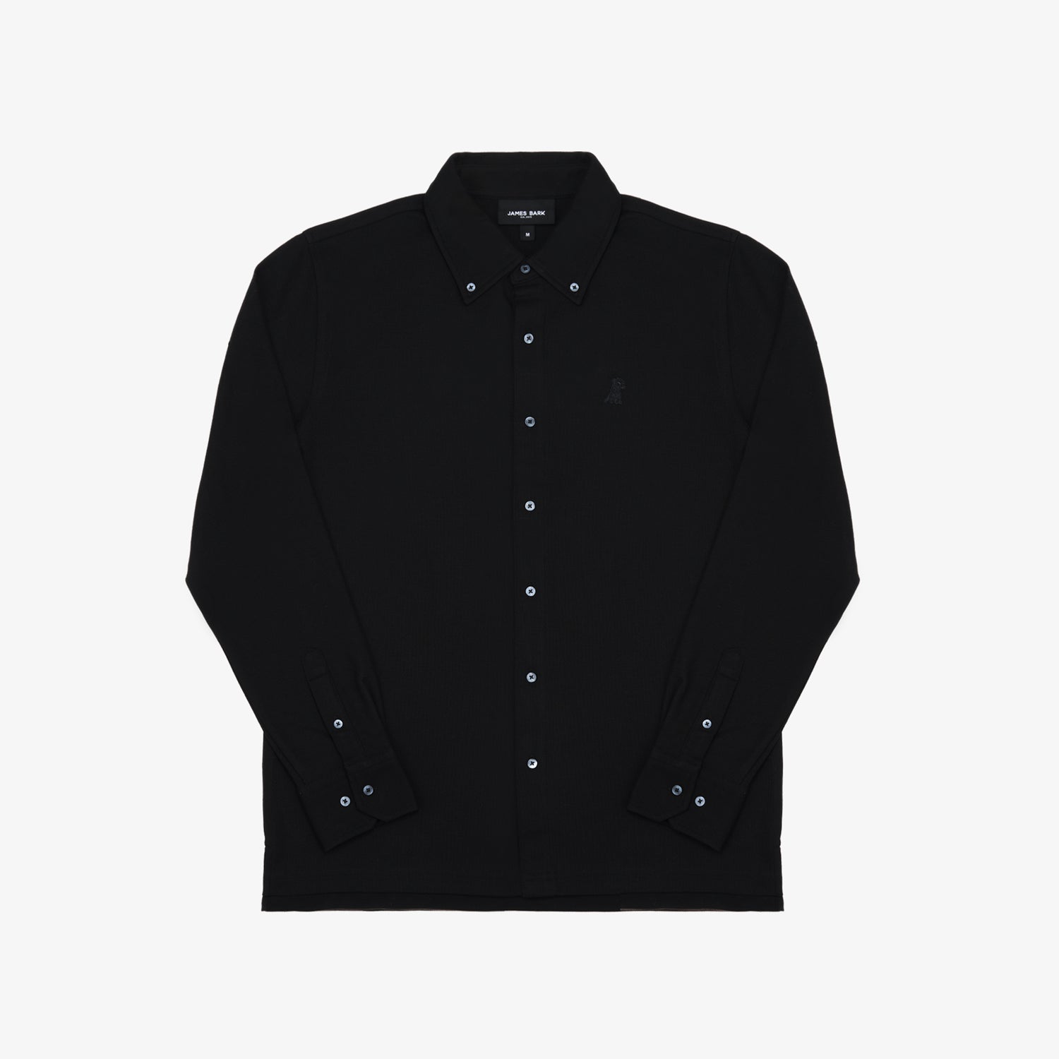 Men's Pique Button Down Shirt - JAMES BARK