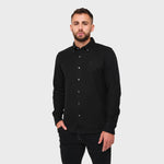 Men's Pique Button Down Shirt - JAMES BARK