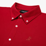 Men's Pique Button Down Shirt - JAMES BARK