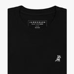 James Bark Crew Neck T-Shirt in color Black