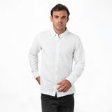 Men's Pique Button Down Shirt - JAMES BARK