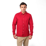 Men's Pique Button Down Shirt - JAMES BARK