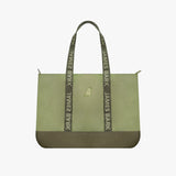 Color Block Tote Bag — Olive
