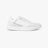 Men Low Retro Sneakers - WHITE