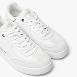 Men Low Retro Sneakers - WHITE
