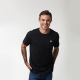 Men's Crew Neck Jersey T-Shirt - JAMES BARK