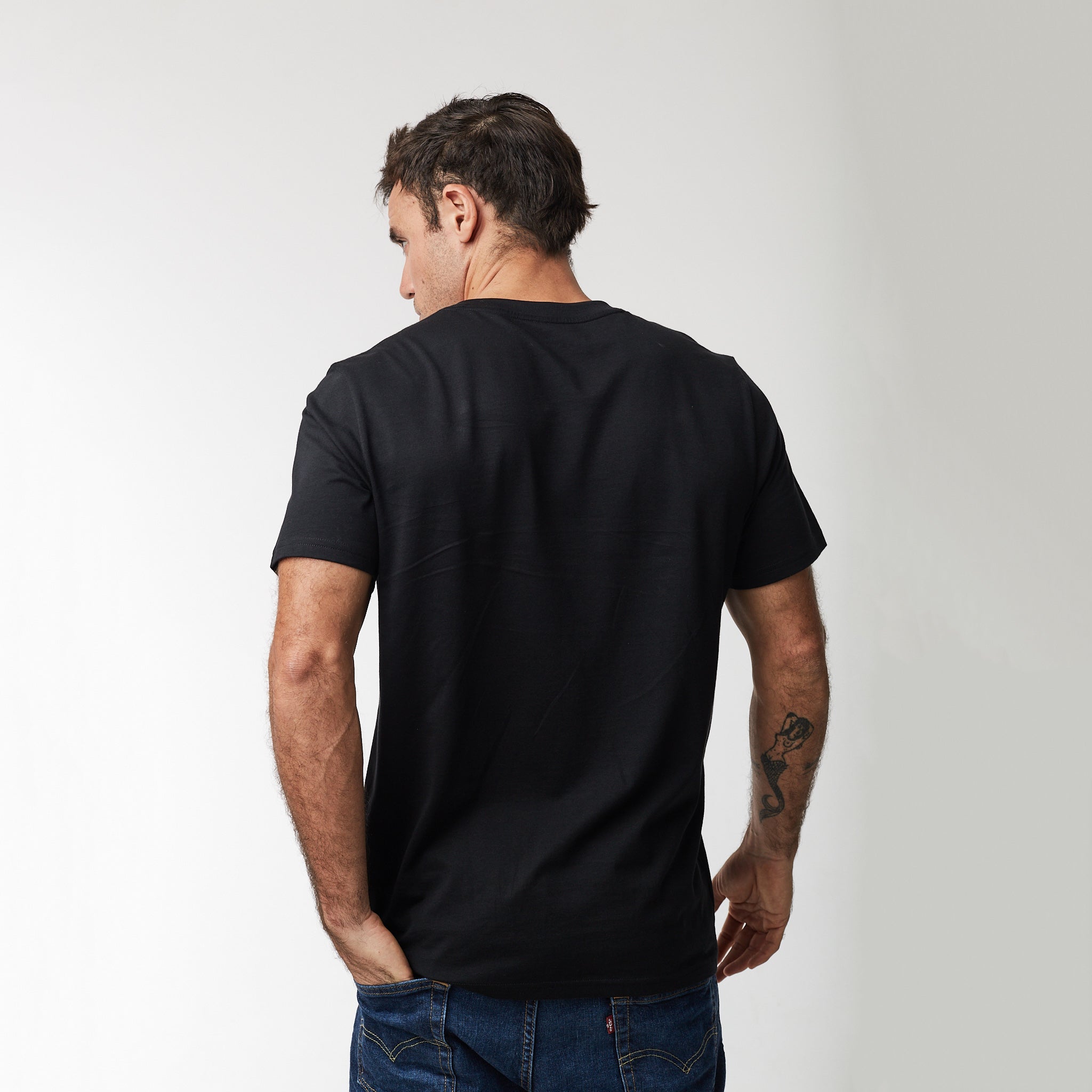 Men's Crew Neck Jersey T-Shirt - JAMES BARK