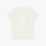 White t-shirt on a light beige background
