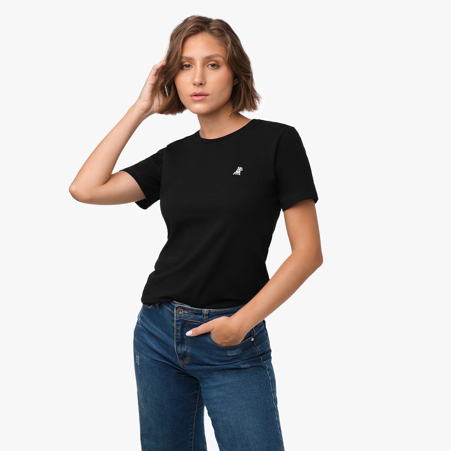 Women's Crew Neck T-Shirt - JAMES BARK