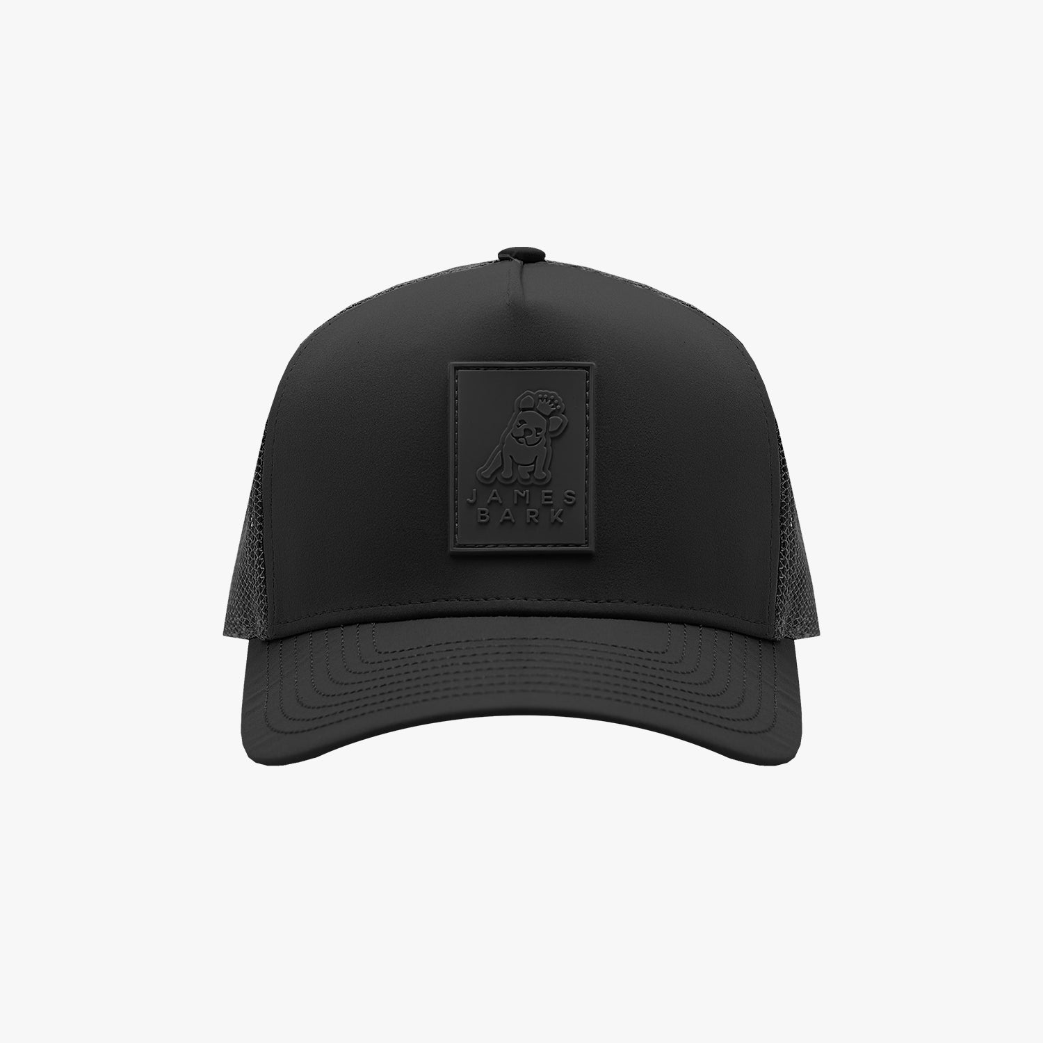 Rubber Patch Recycled Trucker Cap - JAMES BARK