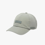 Side view of the light grey cap, showcasing perforated side panels and a small side label that reads "MAKE YOUR BARK"