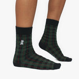 Kids' Plaid Printed Socks - JAMES BARK