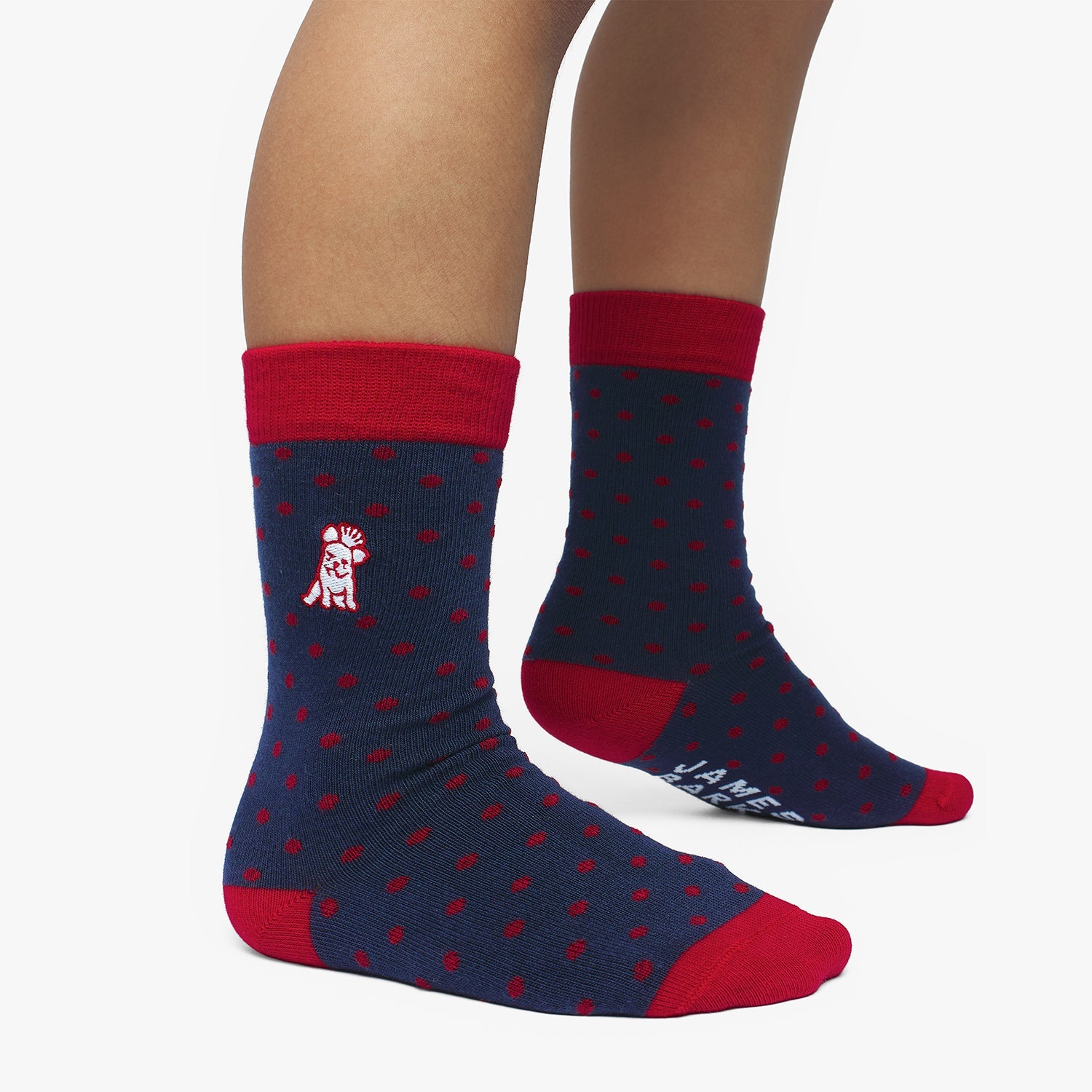 Kids' Polka Dot Printed Socks - JAMES BARK