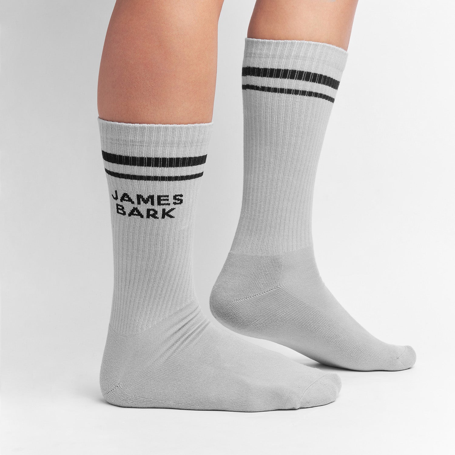 Men's Logo Sport Striped Socks - JAMES BARK
