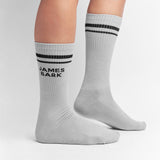 Men's Logo Sport Striped Socks - JAMES BARK