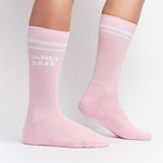 Women's Logo Sport Striped Socks - JAMES BARK