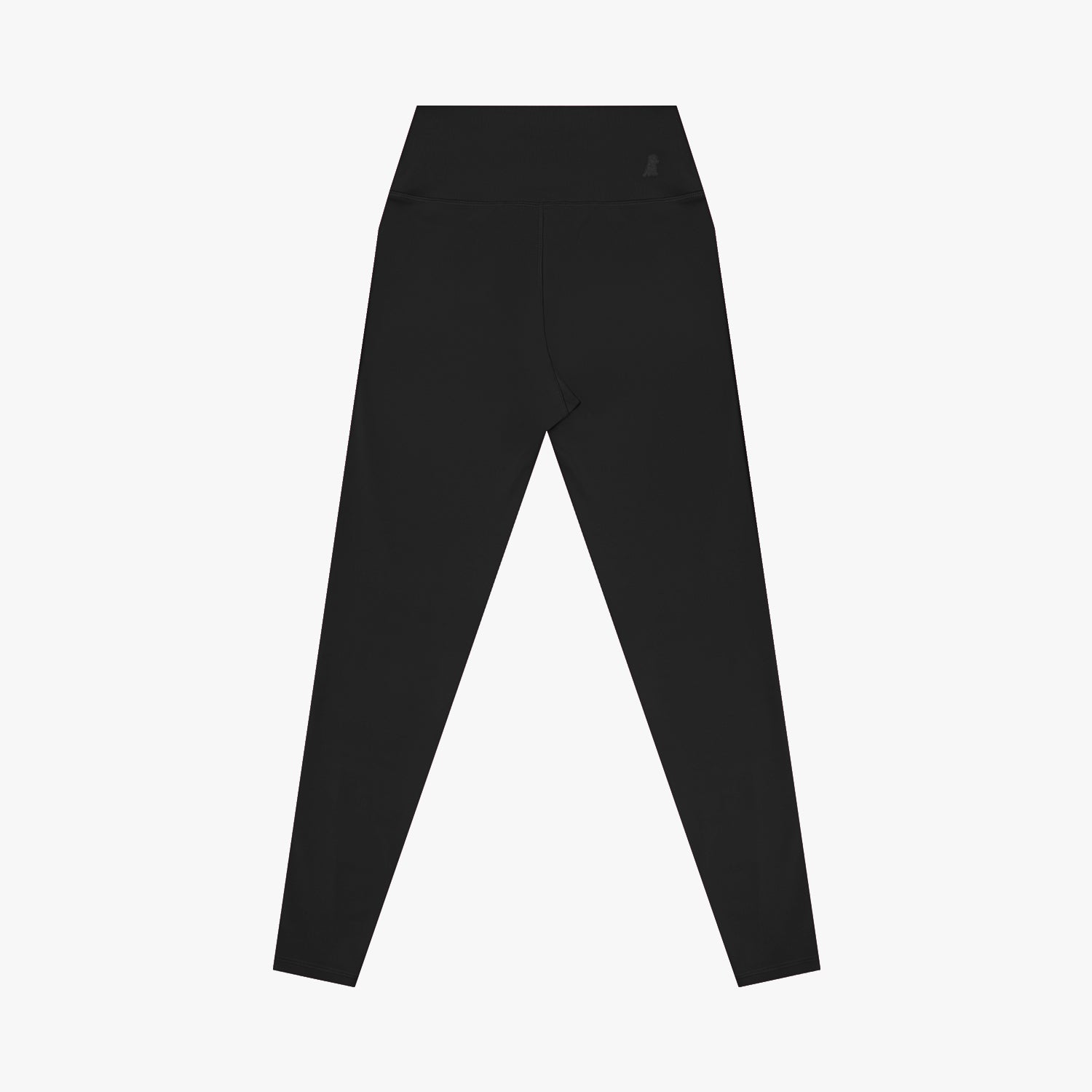 Black leggings on a white background
