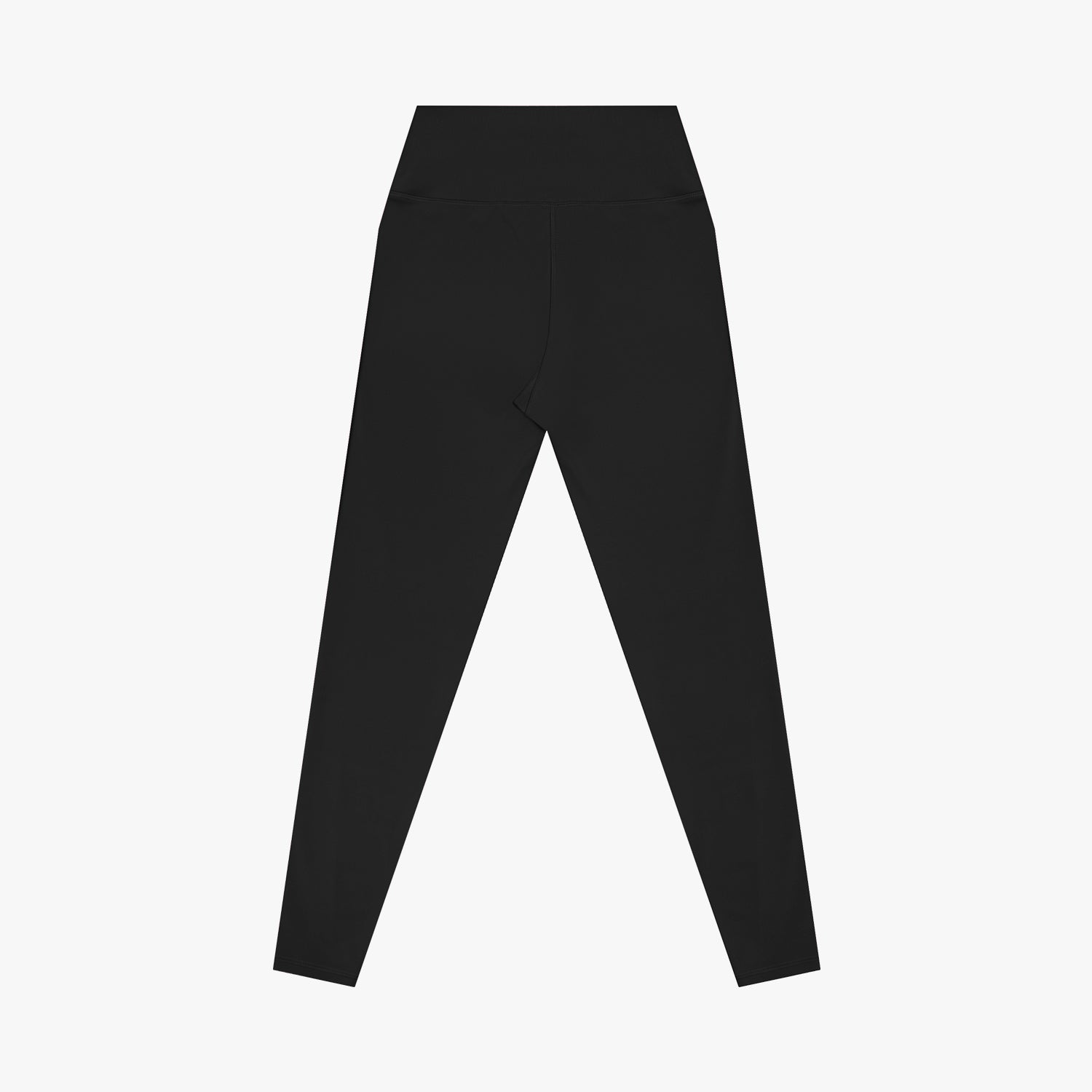 Black leggings on a white background