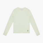 Light green long-sleeve shirt on a white background
