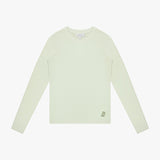 Light green long-sleeve shirt on a white background