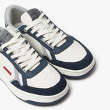 Men Low Retro Sneaker - ICE/BLUE