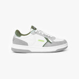 Men Low Retro Sneaker - WHITE/GRAY
