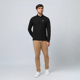 Men's Long Sleeve Polo Shirt - JAMES BARK
