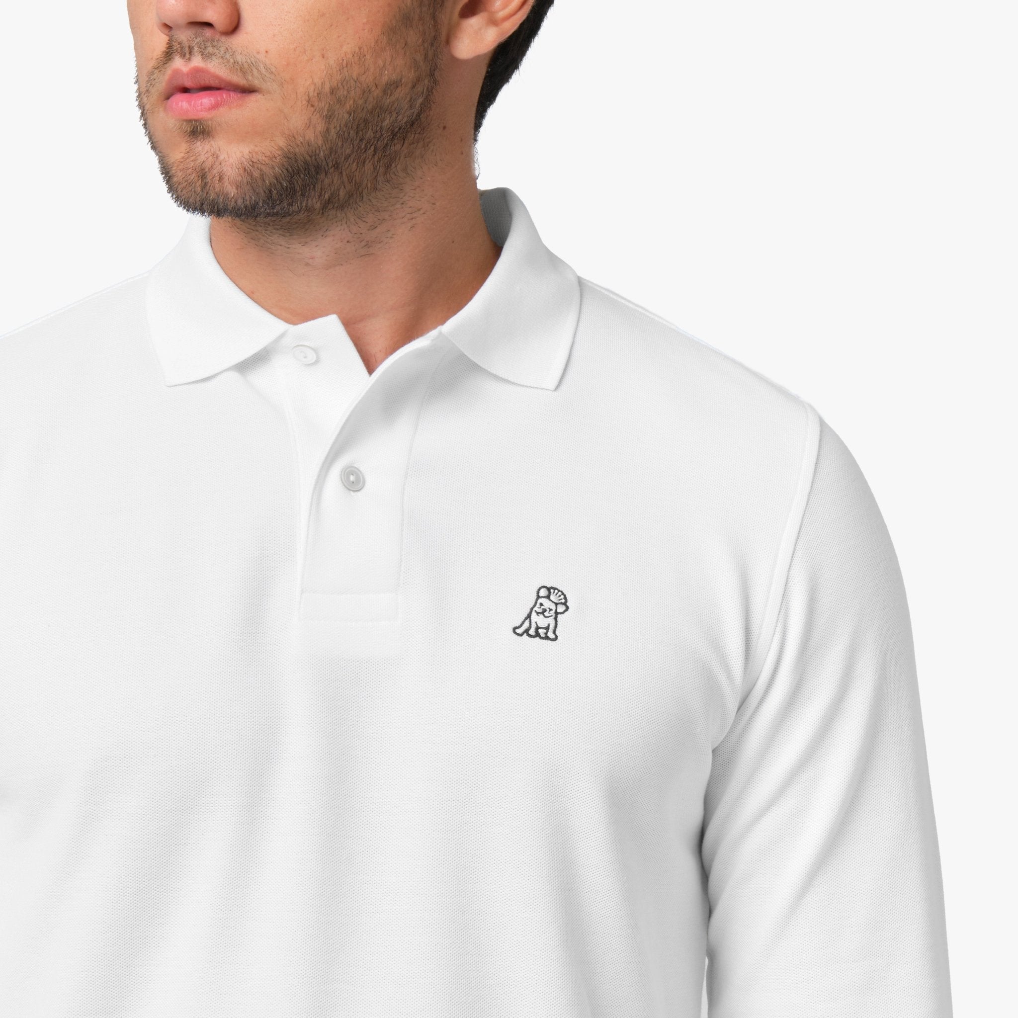 Men's Long Sleeve Polo Shirt - JAMES BARK