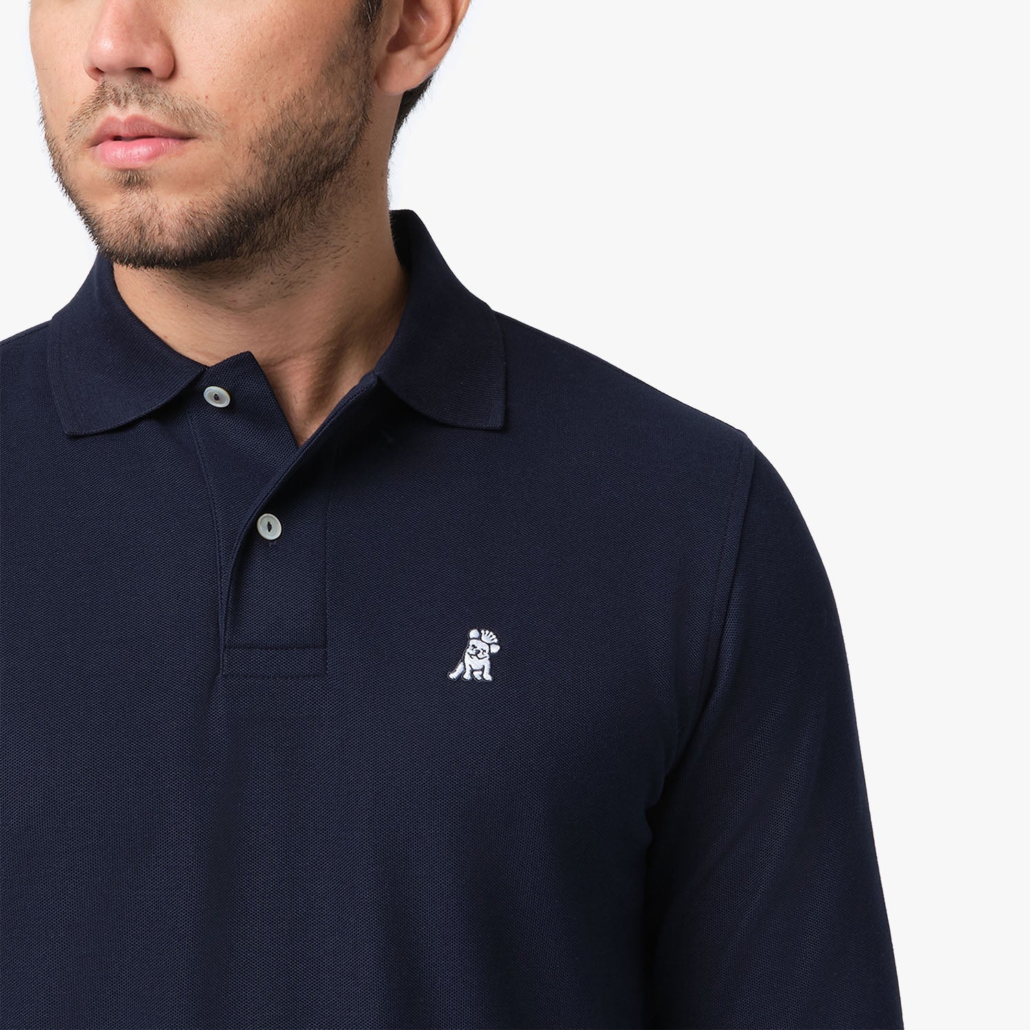 Men's Long Sleeve Polo Shirt - JAMES BARK