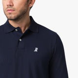 Men's Long Sleeve Polo Shirt - JAMES BARK