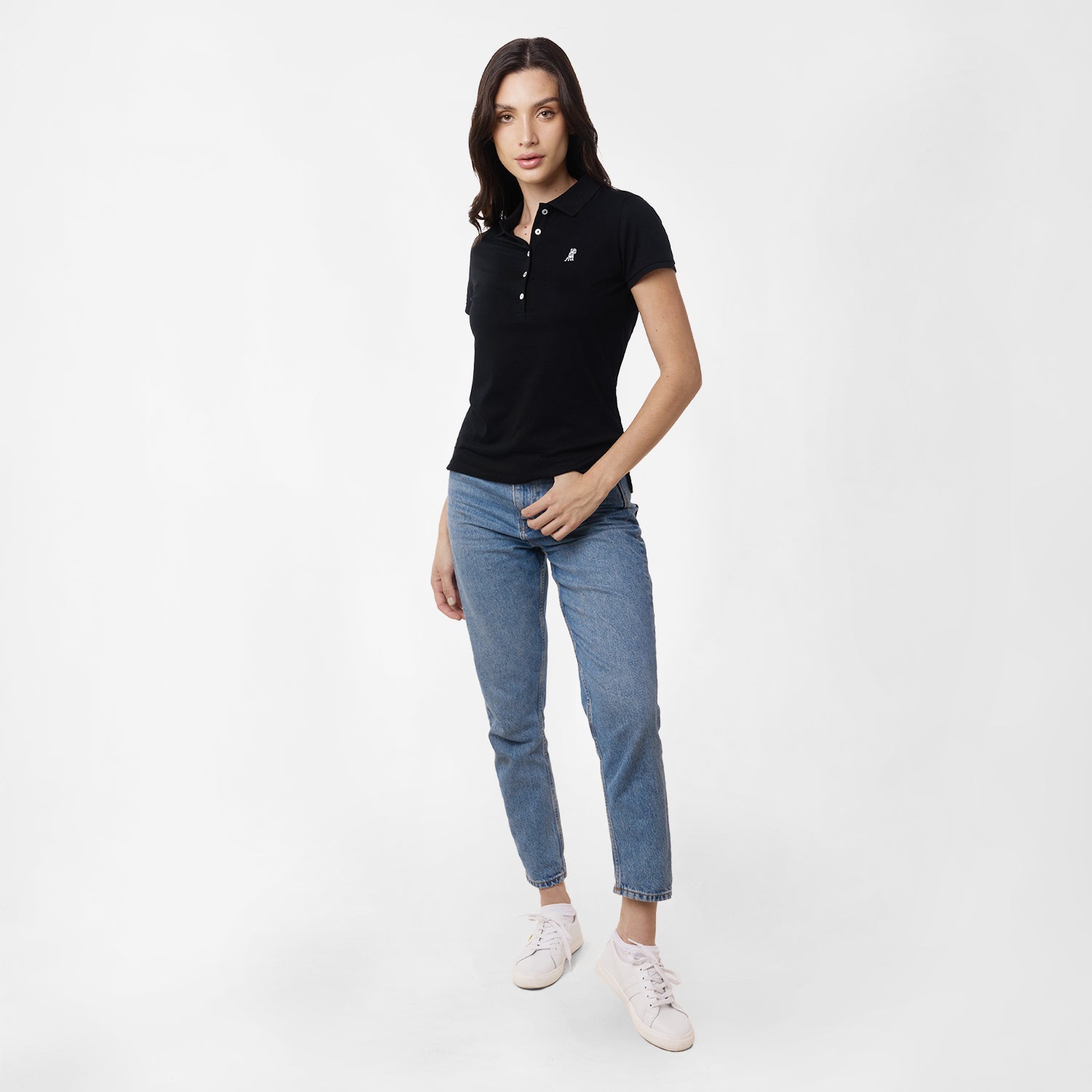 Women's Slim Fit Polo Shirt - JAMES BARK