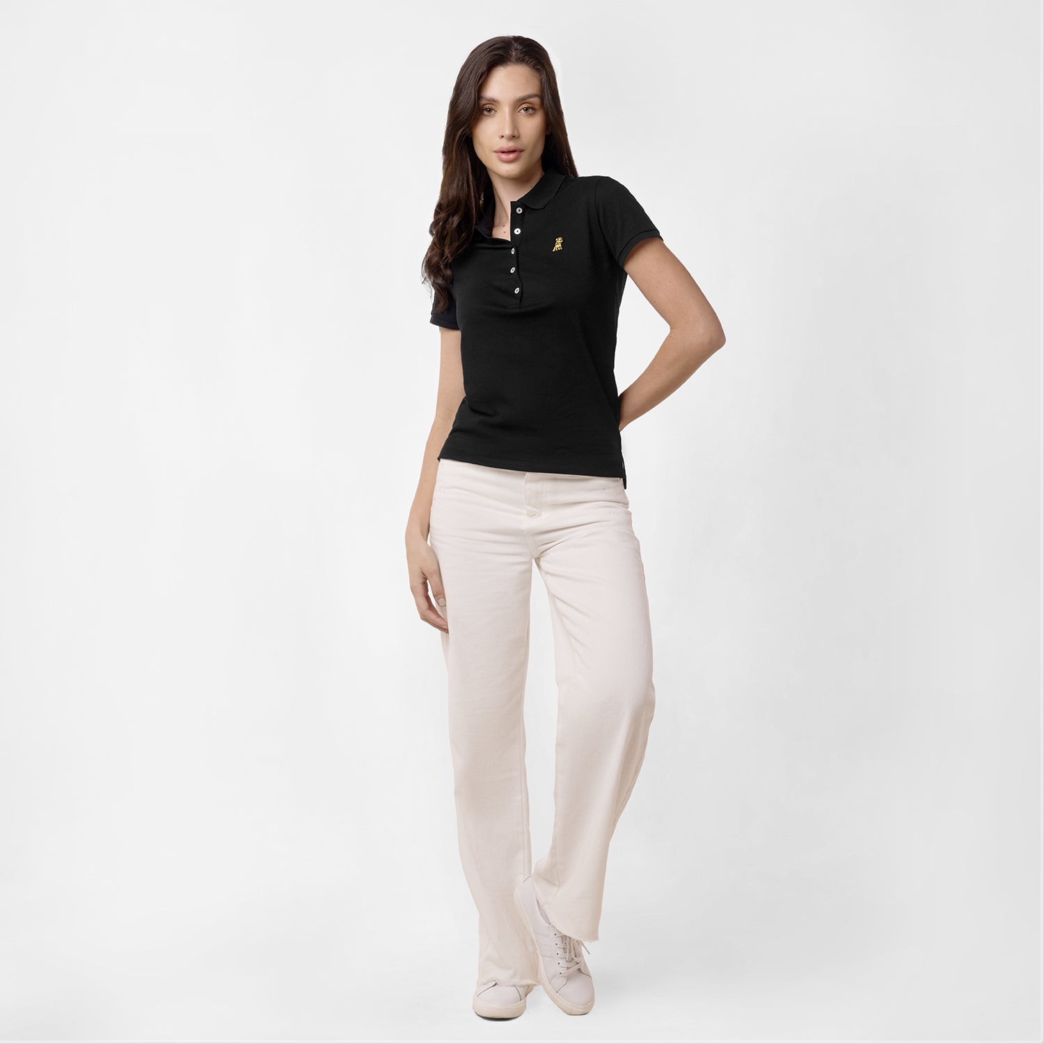 Women's Slim Fit Polo Shirt - JAMES BARK