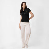 Women's Slim Fit Polo Shirt - JAMES BARK