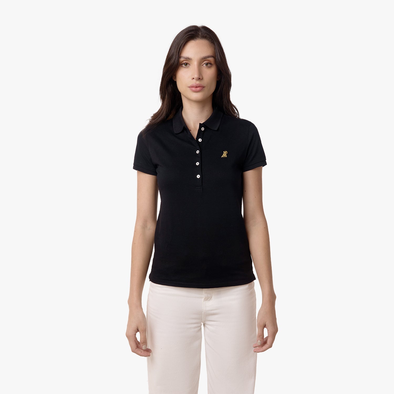 Women's Slim Fit Polo Shirt - JAMES BARK