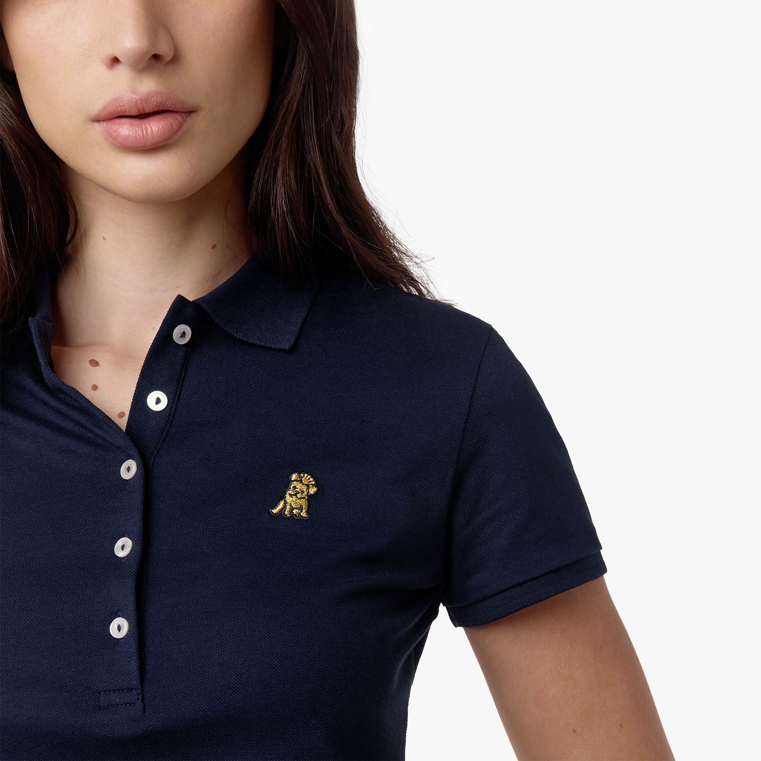 Women's Slim Fit Polo Shirt - JAMES BARK