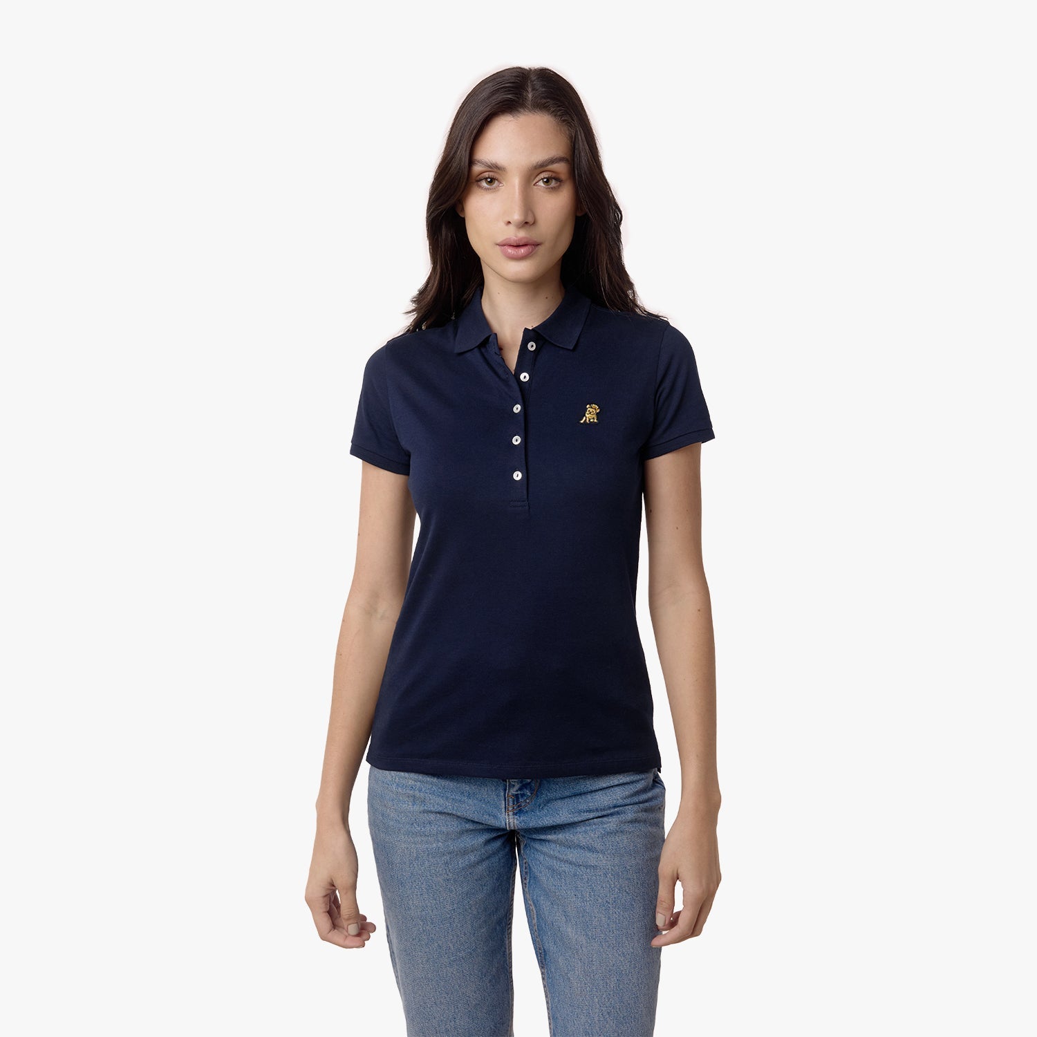 Women's Slim Fit Polo Shirt - JAMES BARK