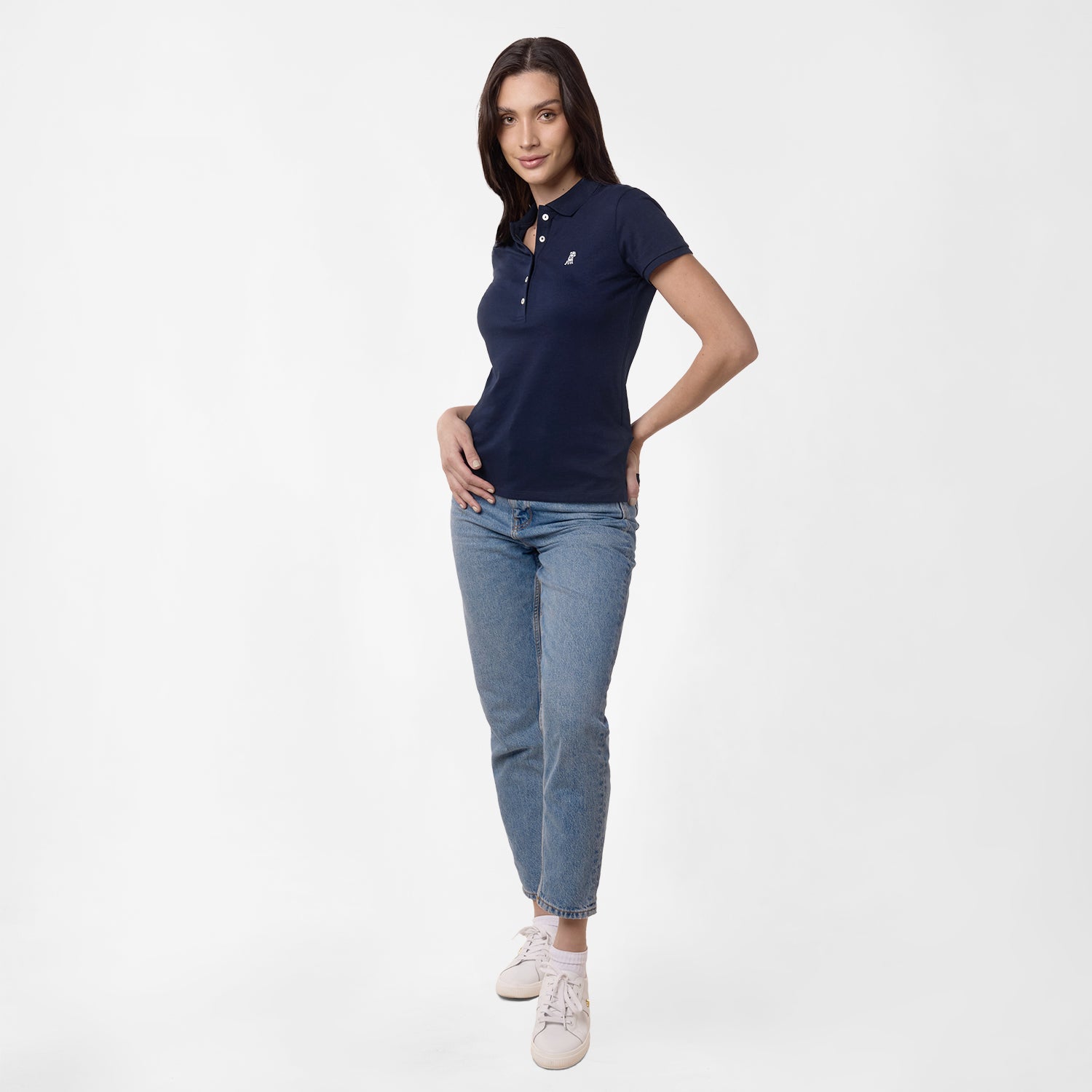 Women's Slim Fit Polo Shirt - JAMES BARK