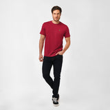 Men's Crew Neck Jersey T-Shirt - JAMES BARK