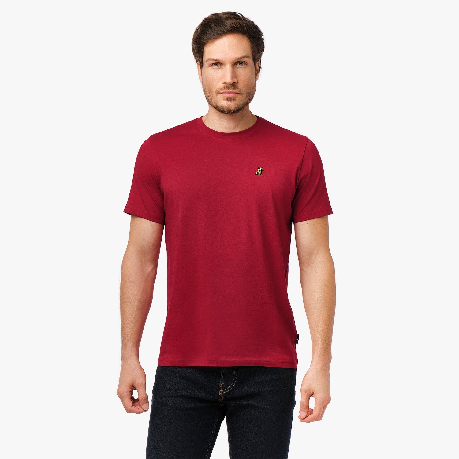 Men's Crew Neck Jersey T-Shirt - JAMES BARK