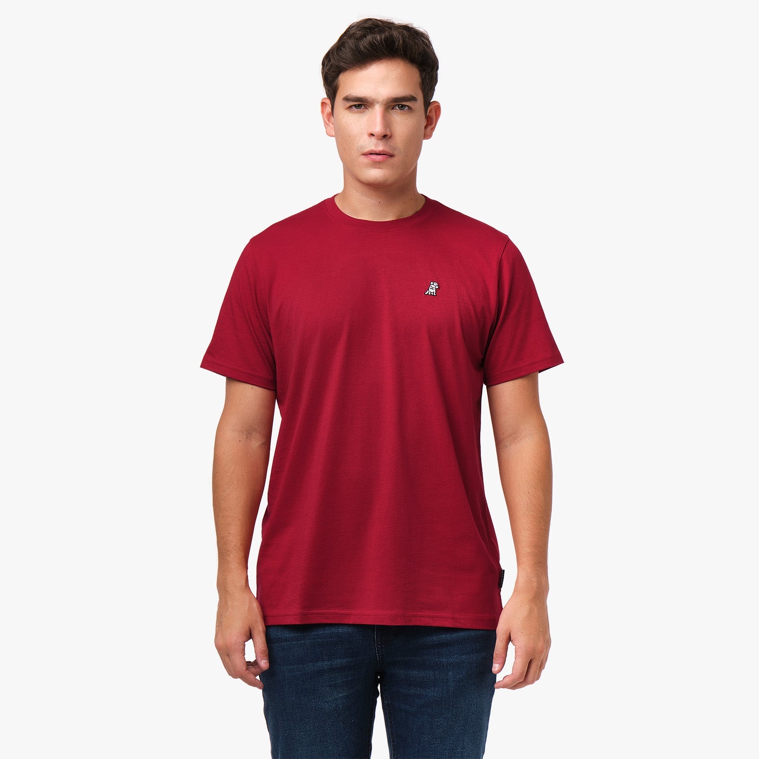 Men's Crew Neck Jersey T-Shirt - JAMES BARK