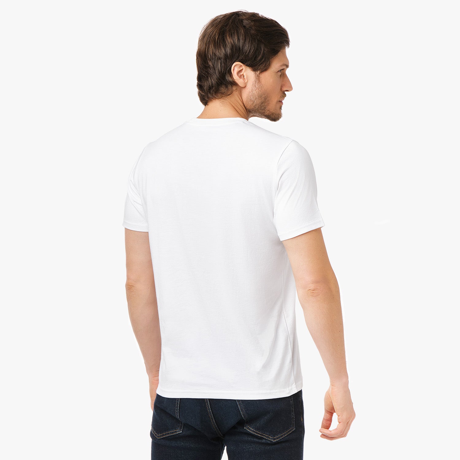 Men's Crew Neck Jersey T-Shirt - JAMES BARK