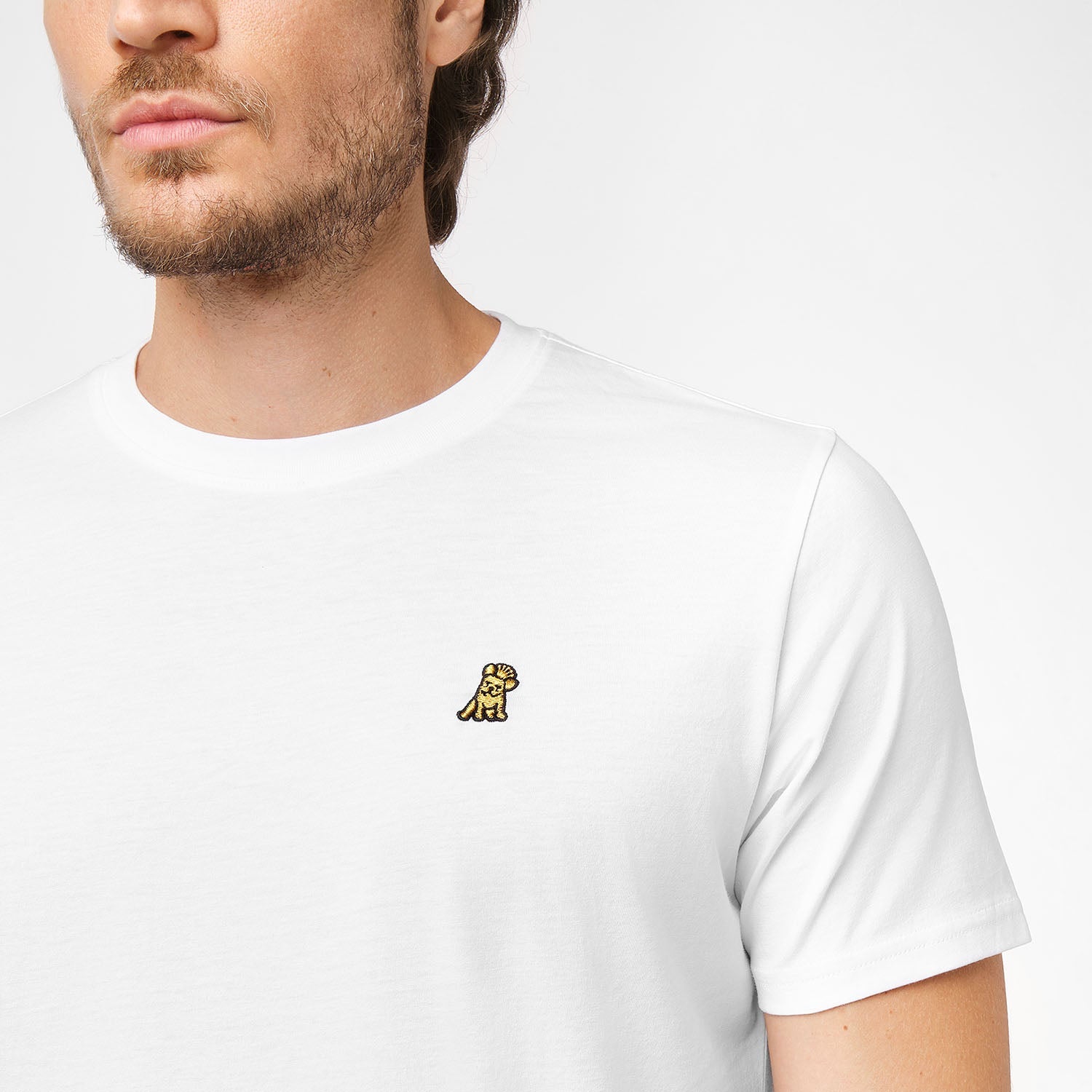 Men's Crew Neck Jersey T-Shirt - JAMES BARK