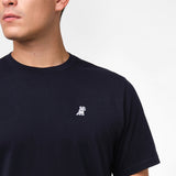 Men's Crew Neck Jersey T-Shirt — Dress Blue/White