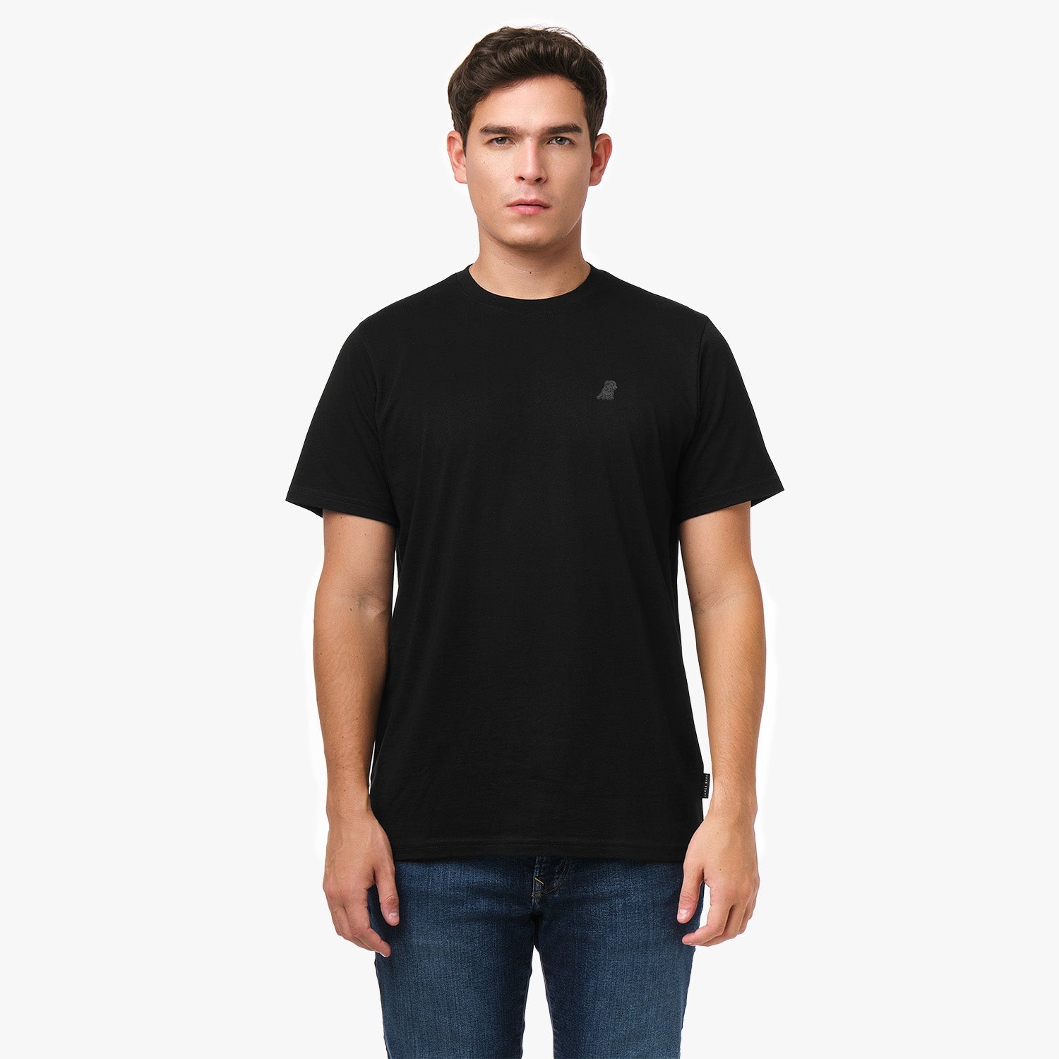 Men's Crew Neck Jersey T-Shirt - JAMES BARK