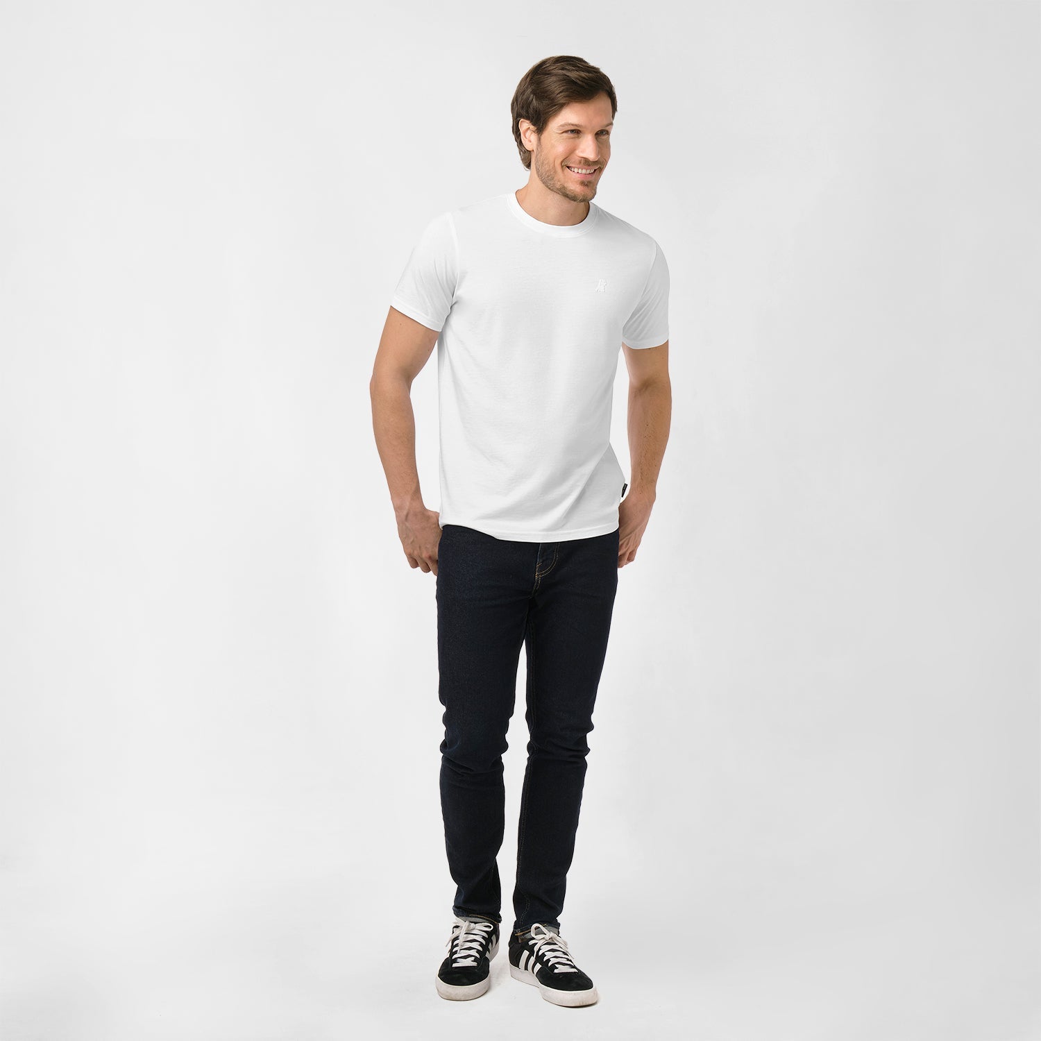 Men's Crew Neck Jersey T-Shirt - JAMES BARK