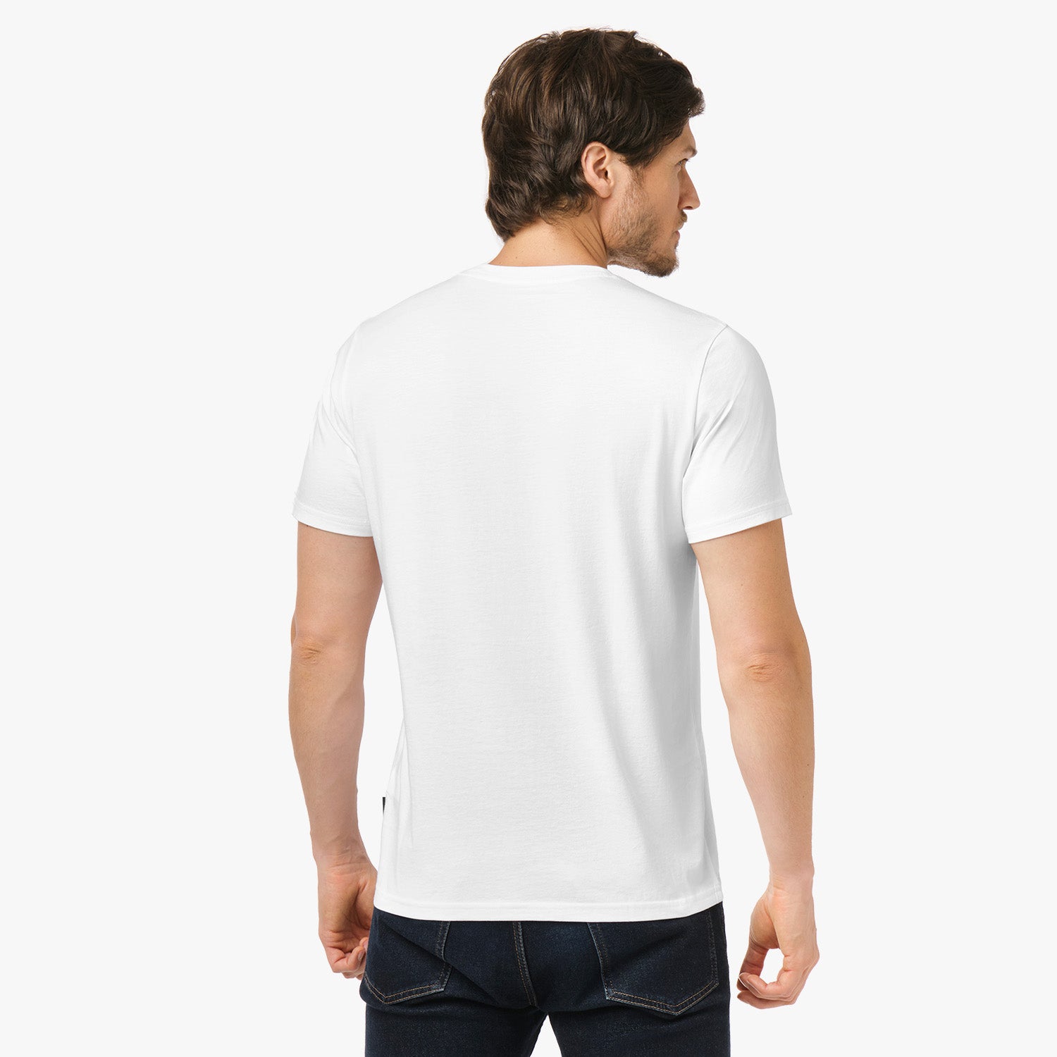 Men's Crew Neck Jersey T-Shirt - JAMES BARK