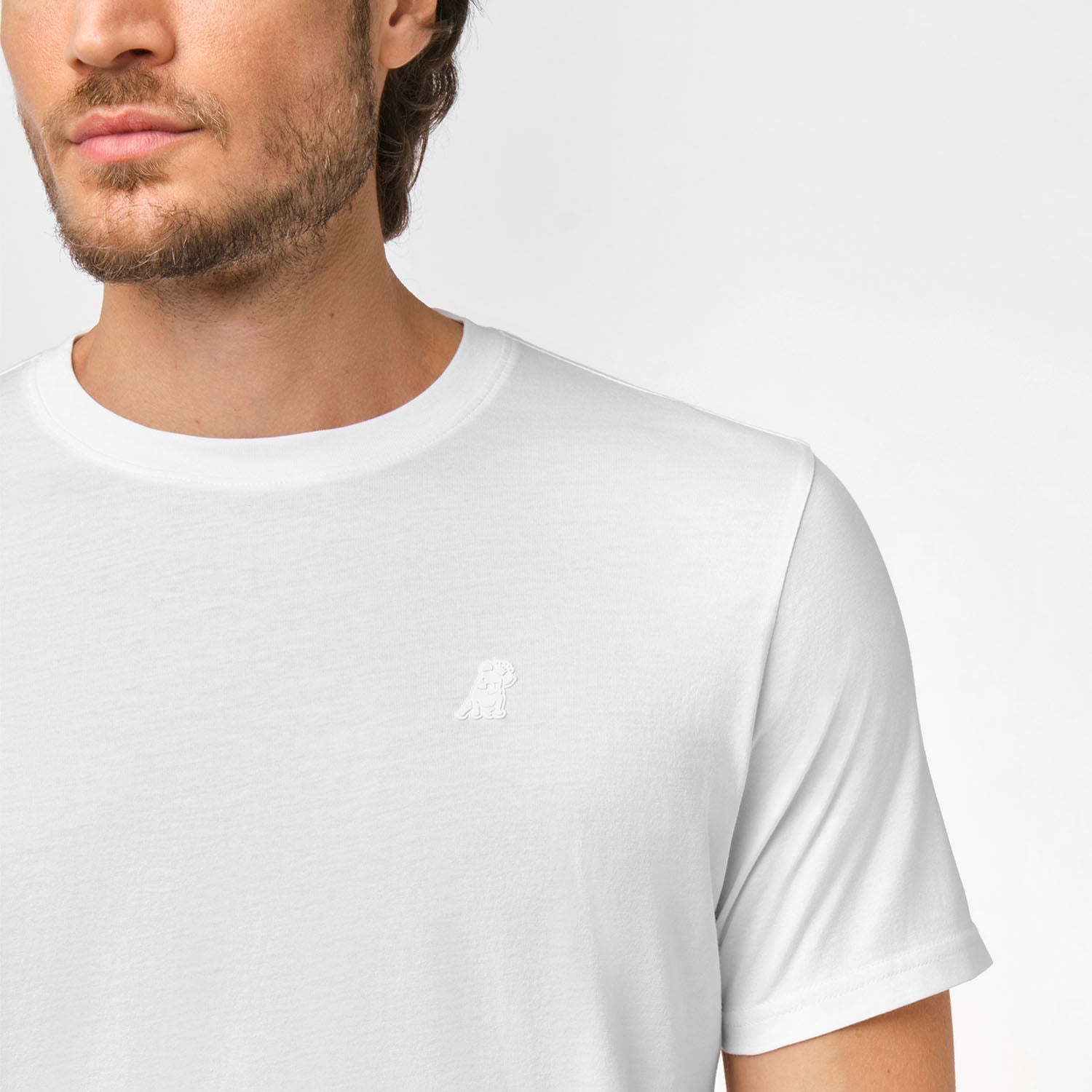 Men's Crew Neck Jersey T-Shirt - JAMES BARK