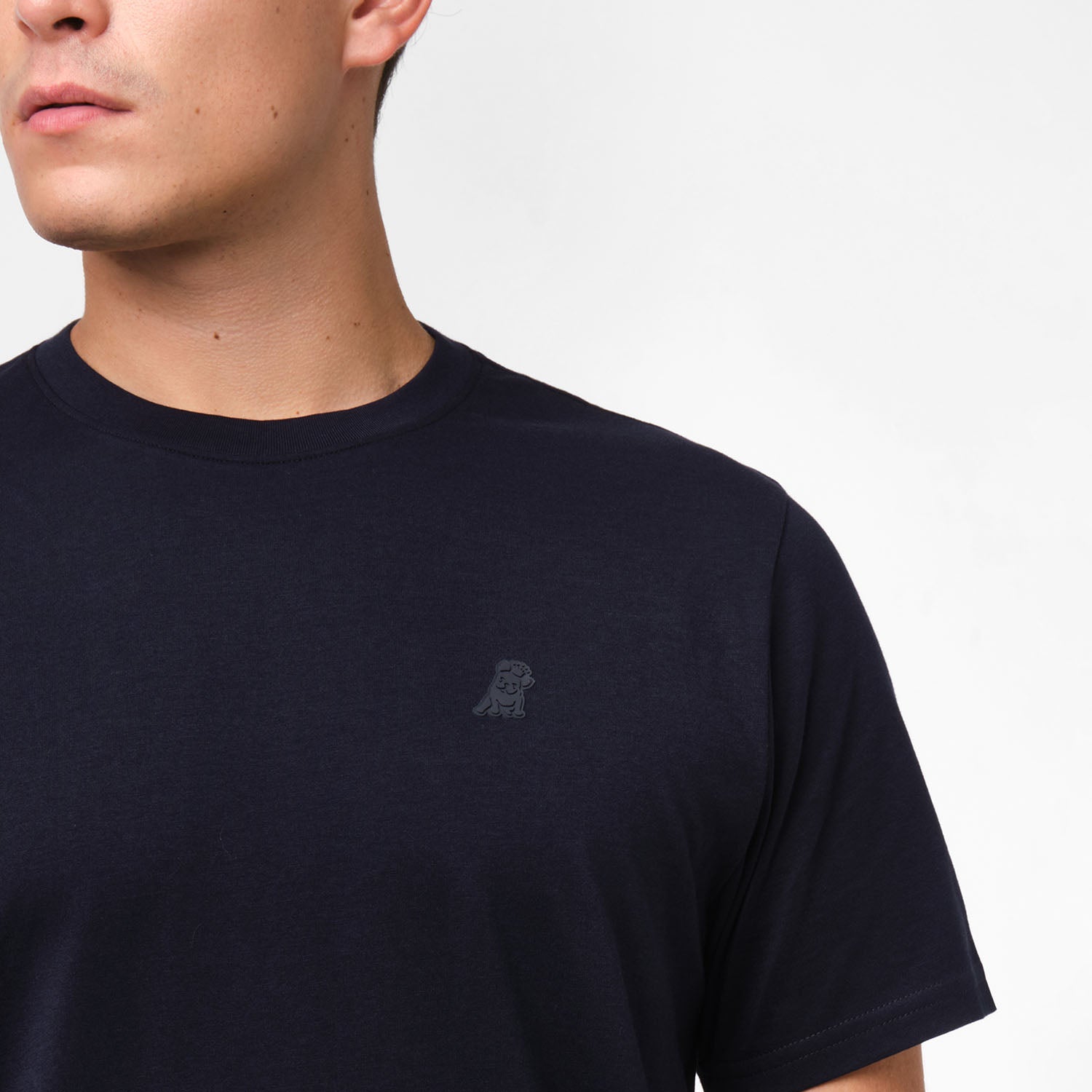 Men's Crew Neck Jersey T-Shirt - JAMES BARK