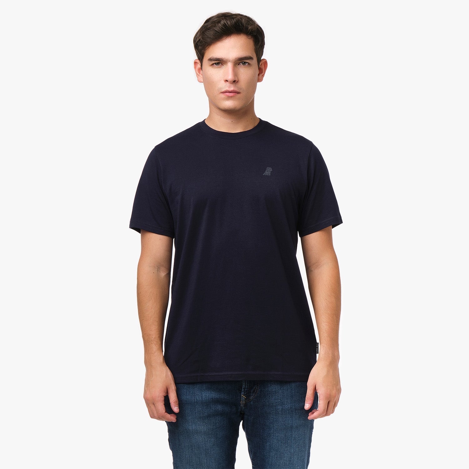 Men's Crew Neck Jersey T-Shirt - JAMES BARK
