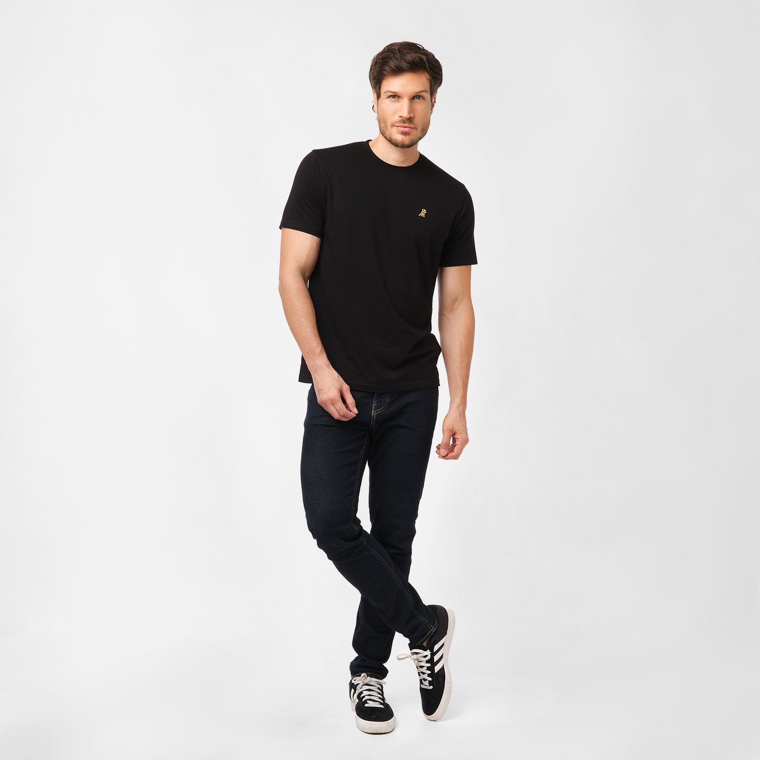 Men's Crew Neck Jersey T-Shirt - JAMES BARK
